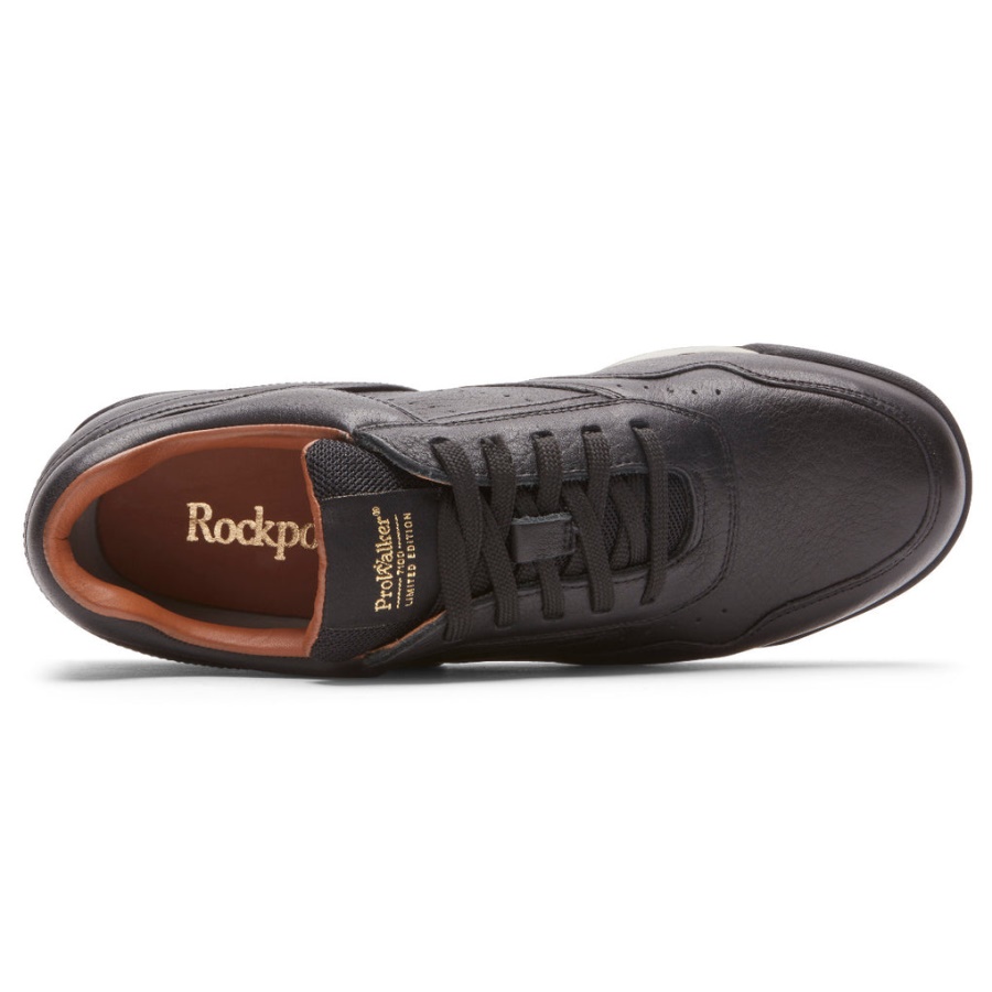 Rockport Menns 7100 Prowalker Limited Edition Sko Svart Skinn