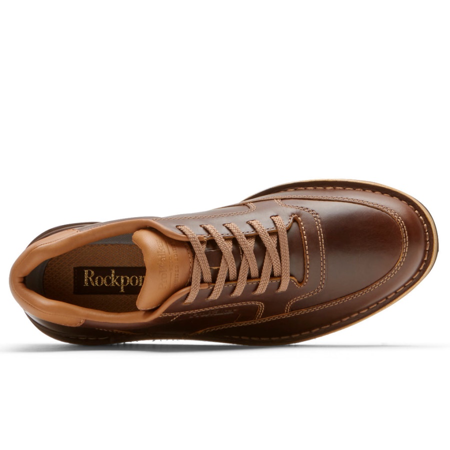 Rockport Menns 9000 Prowalker Limited Edition Brunt Skinn