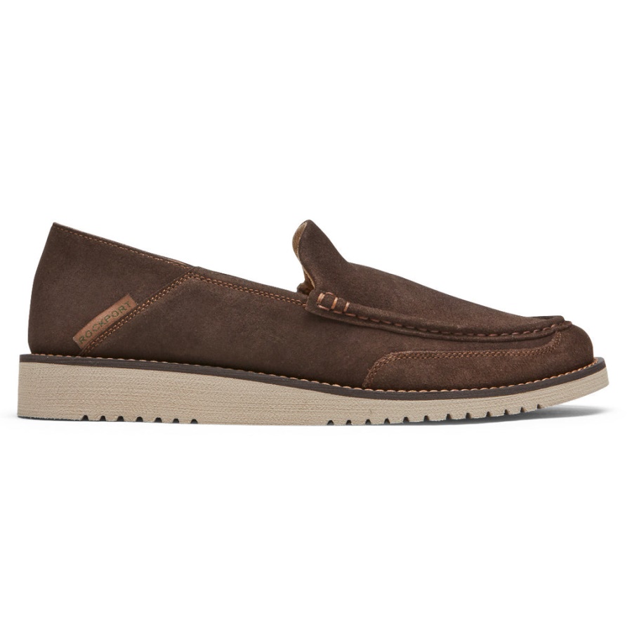 Rockport Herre Axelrod Crushback Slip-on Java Nubuck