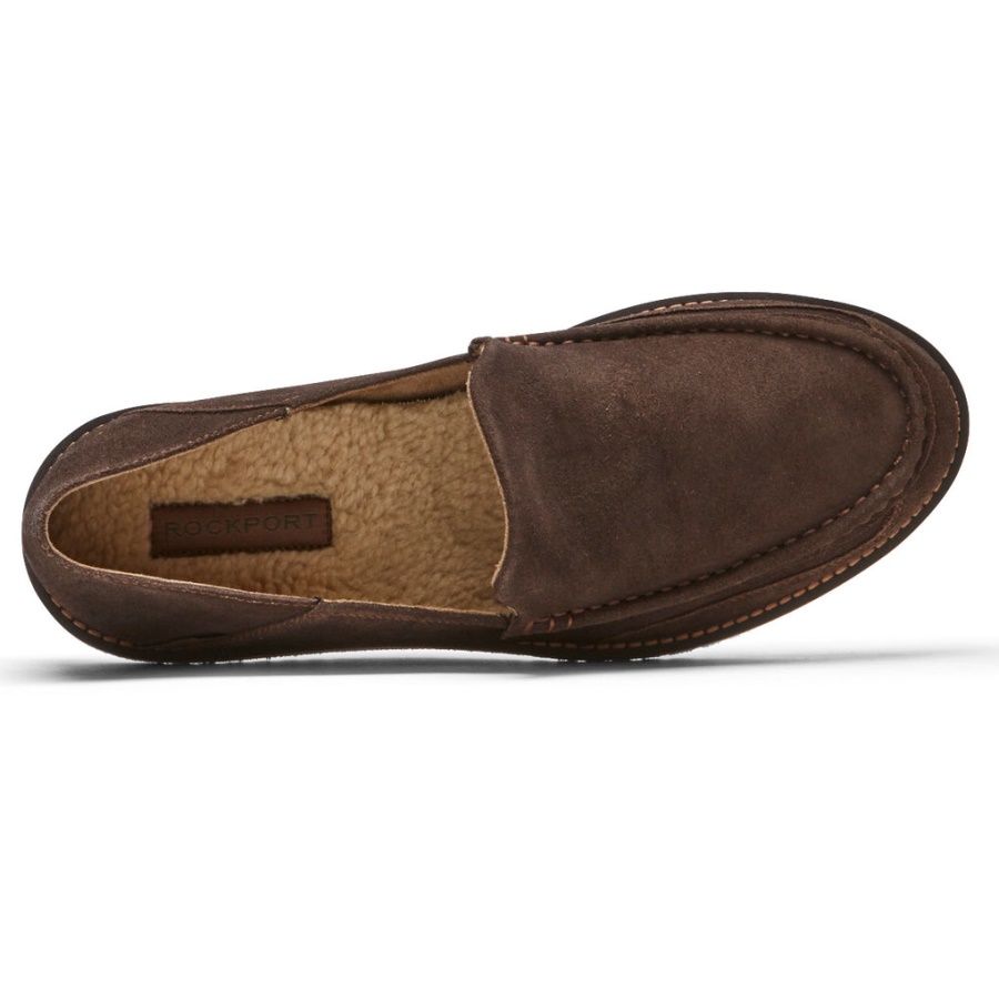 Rockport Herre Axelrod Crushback Slip-on Java Nubuck