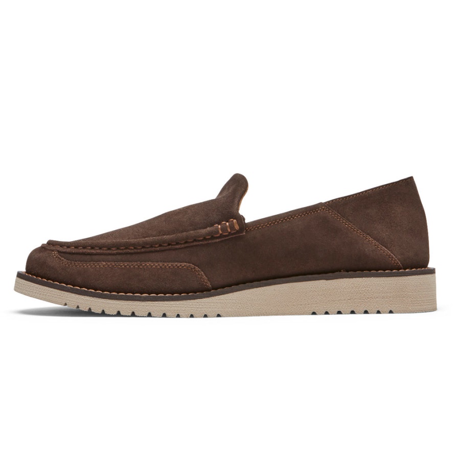 Rockport Herre Axelrod Crushback Slip-on Java Nubuck