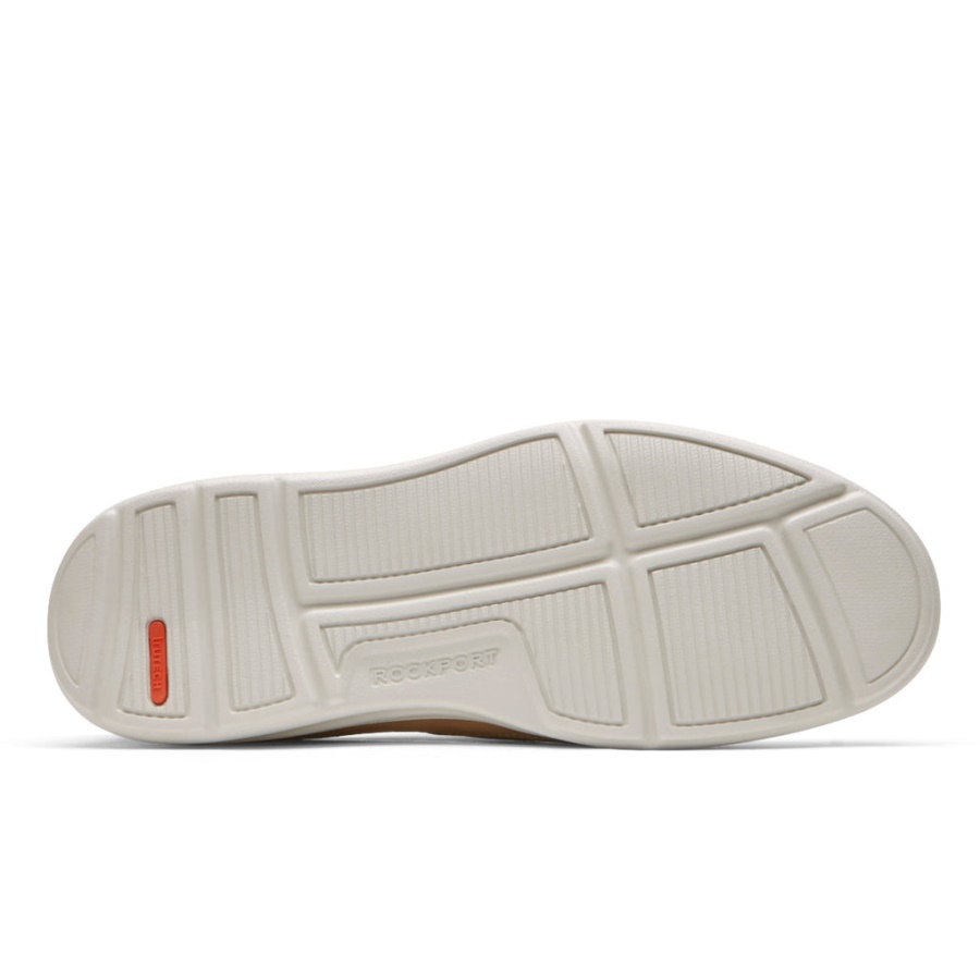 Rockport Menns Beck Med Slip-on Cornstalk Nubuck