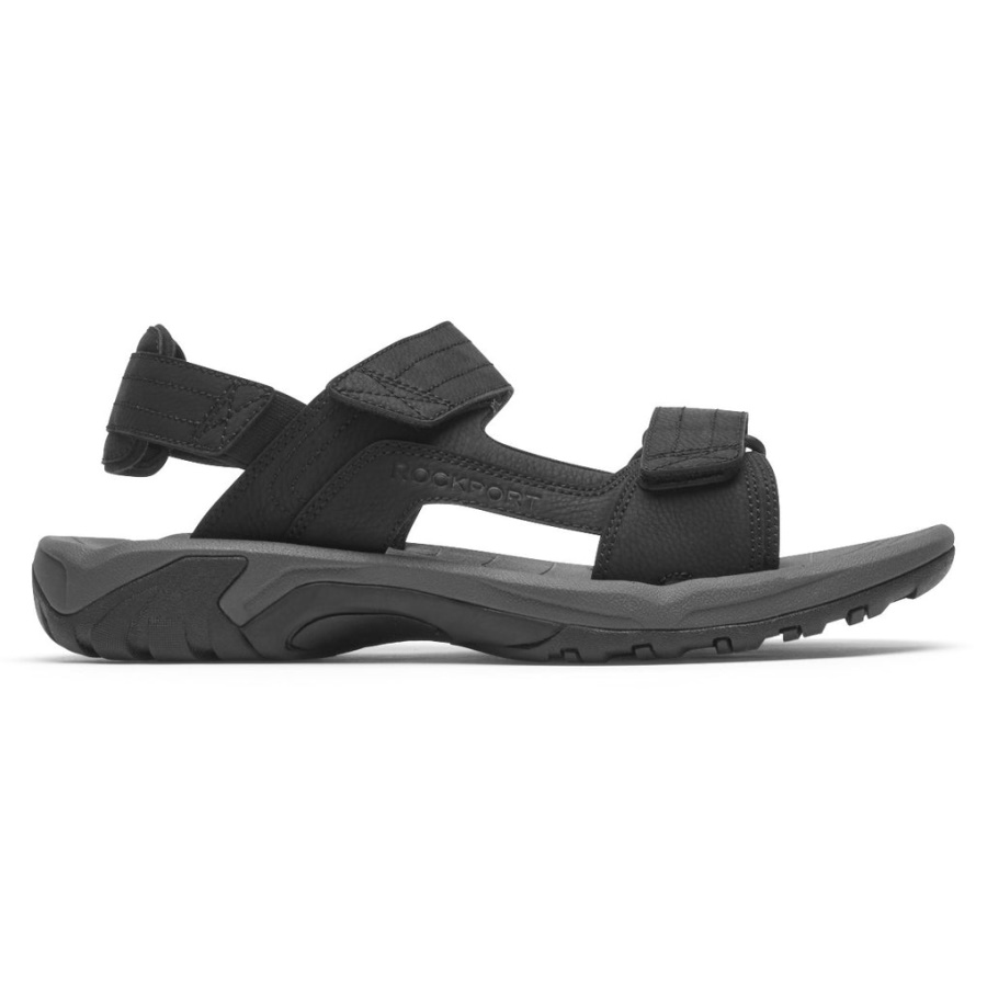 Rockport Herre Byron Justerbar Sandal Svart