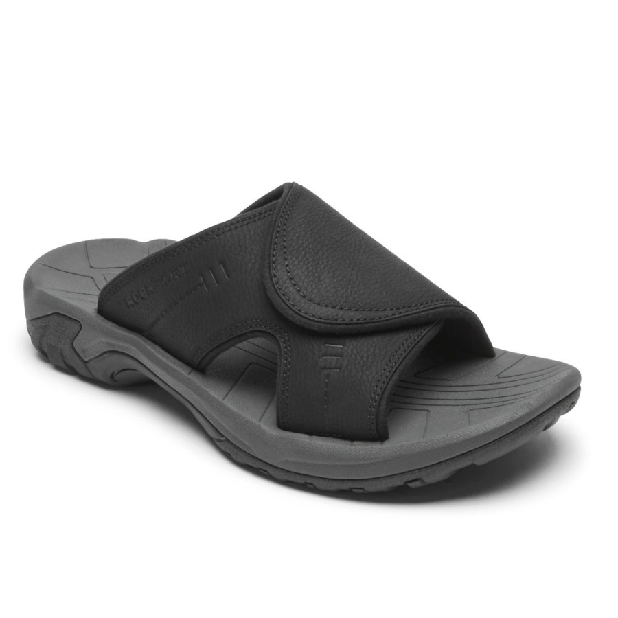 Rockport Menns Byron Slide Sandal Svart