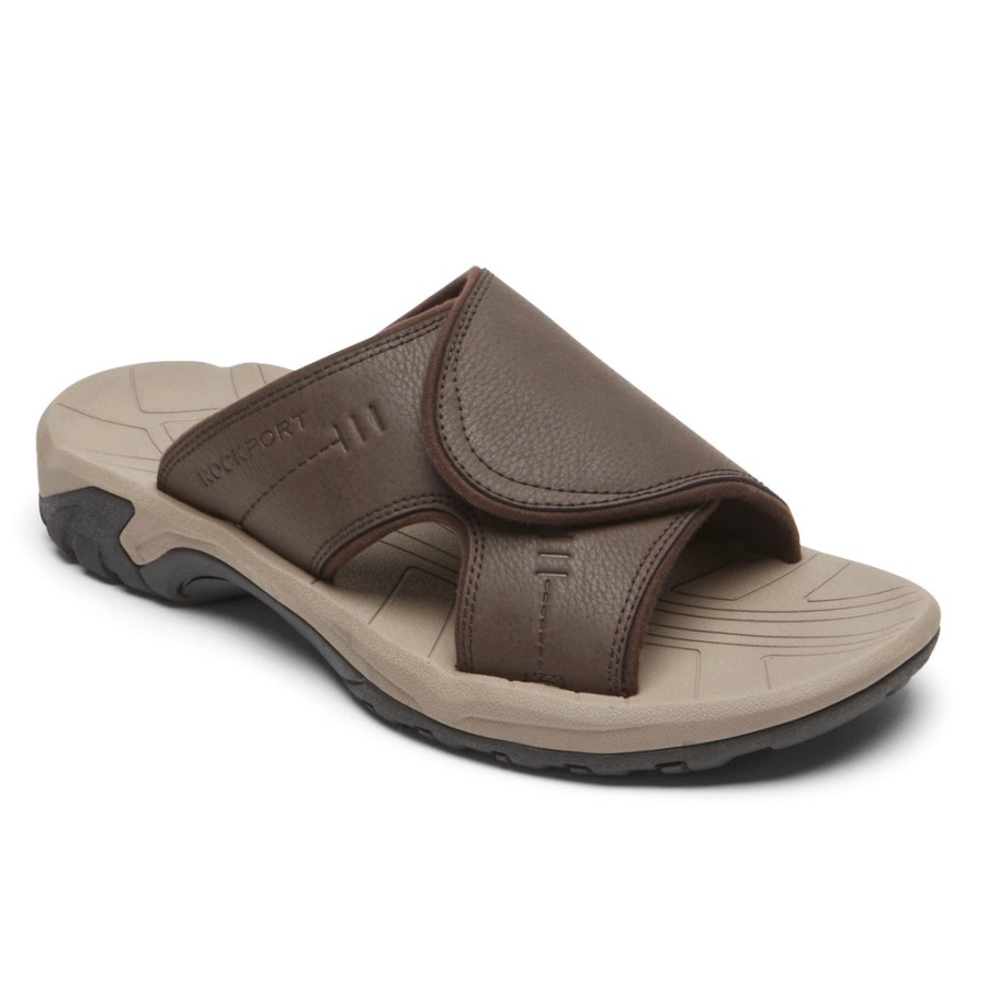 Rockport Menns Byron Slide Sandal Java