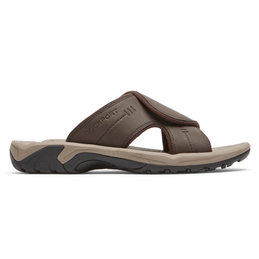 Rockport Menns Byron Slide Sandal Java