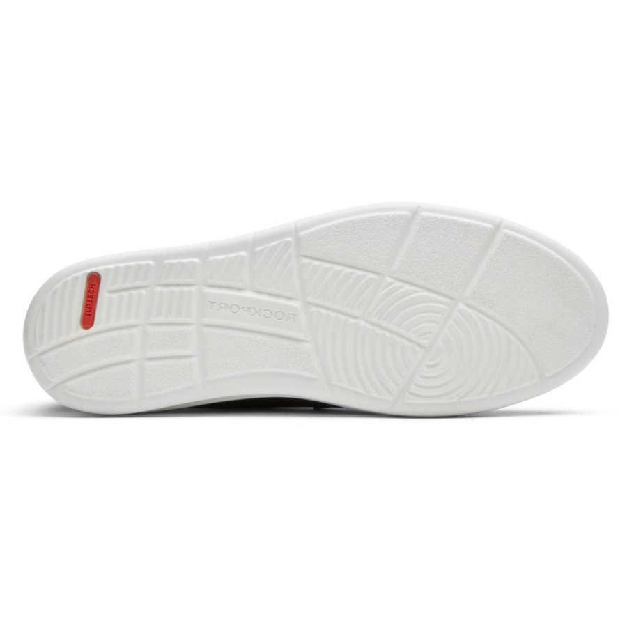 Rockport Menns Caldwell Vanlig Tå Oxford Svart Mesh Skinn