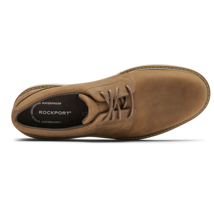 Rockport Menns Charlee Vanntett Vanlig Tå Oxford Spice