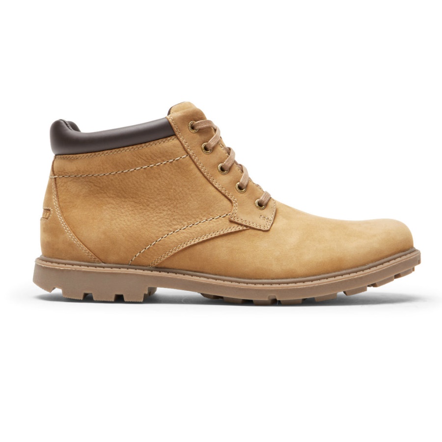 Rockport Menns Charlton Plain Toe Boot Ny Vicuna Nubuck