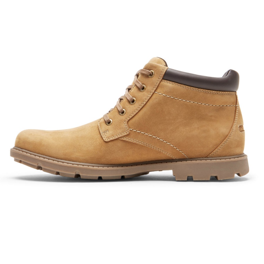 Rockport Menns Charlton Plain Toe Boot Ny Vicuna Nubuck