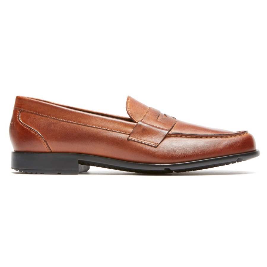 Rockport Herre Klassisk Penny Loafer Cognac