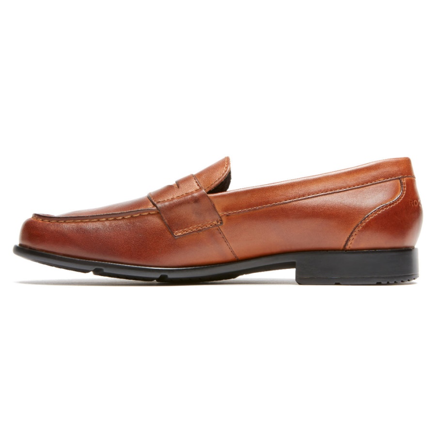 Rockport Herre Klassisk Penny Loafer Cognac