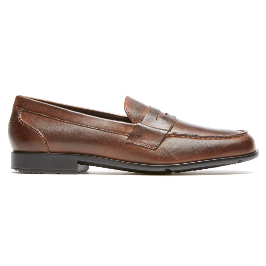 Rockport Herre Klassisk Penny Loafer Mørkebrun