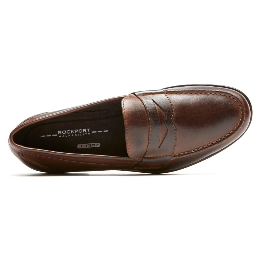 Rockport Herre Klassisk Penny Loafer Mørkebrun