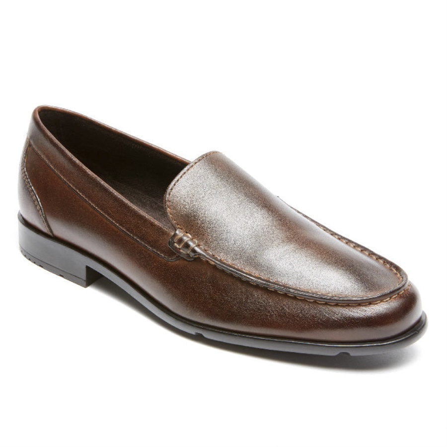 Rockport Klassisk Venetiansk Loafer For Menn Mørkebrun
