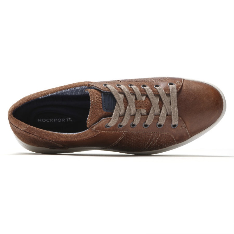 Rockport Menns Colle Tie Sneaker Tan
