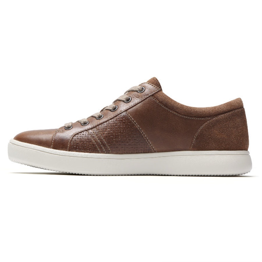 Rockport Menns Colle Tie Sneaker Tan