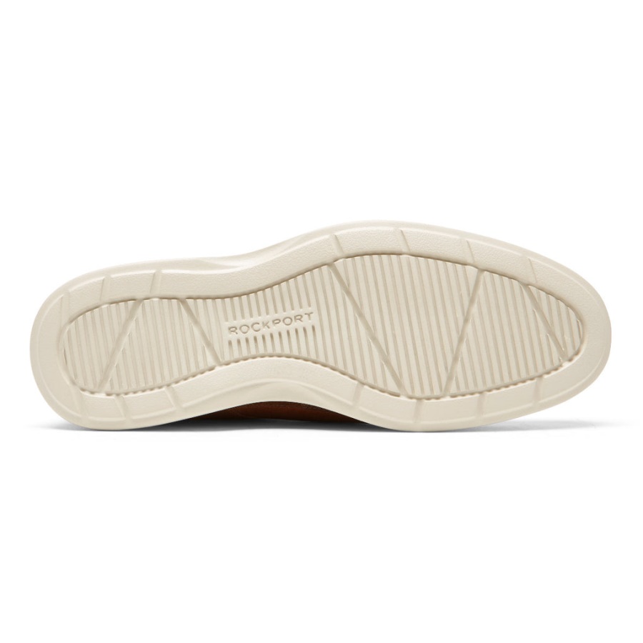 Rockport Herre Dressports 2 Go Plain Toe New Caramel