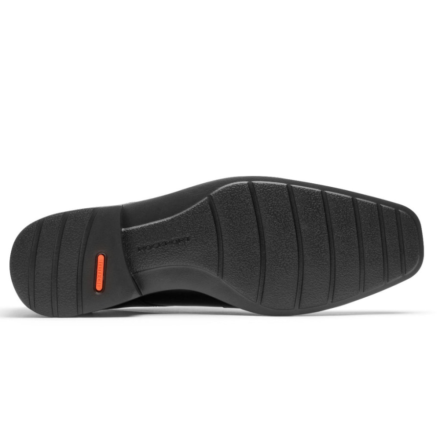 Rockport Menns Dressports Arbeidsforkle Tå Oxford Svart