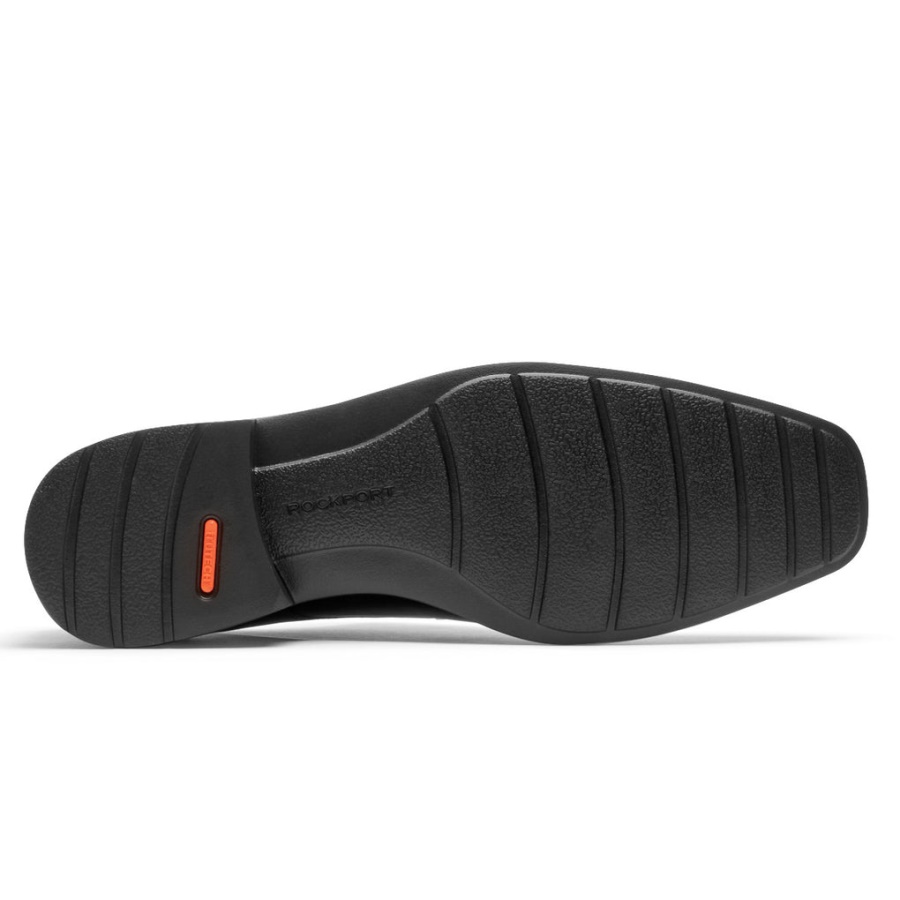 Rockport Menns Dressports Arbeidssykkel Tå Oxford Svart