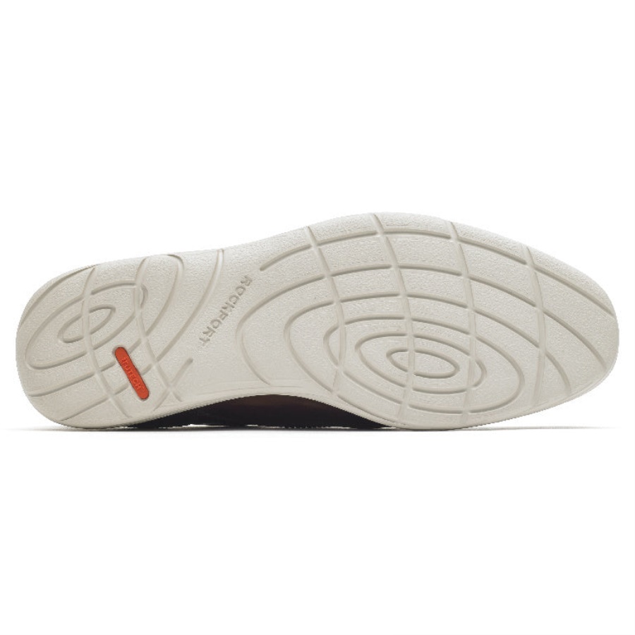 Rockport Menns Garett Vanlig Tå Oxford Cognac