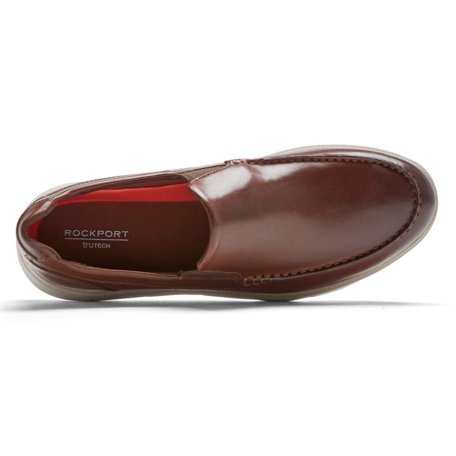 Rockport Herre Grady Venetiansk Loafer Mørkebrun