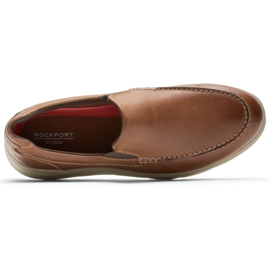 Rockport Menns Grady Venetiansk Loafer Brunfarge