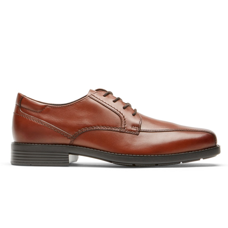 Rockport Herre Gråson Bike Toe Oxford Tan