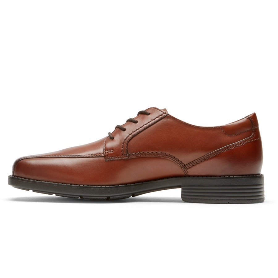 Rockport Herre Gråson Bike Toe Oxford Tan