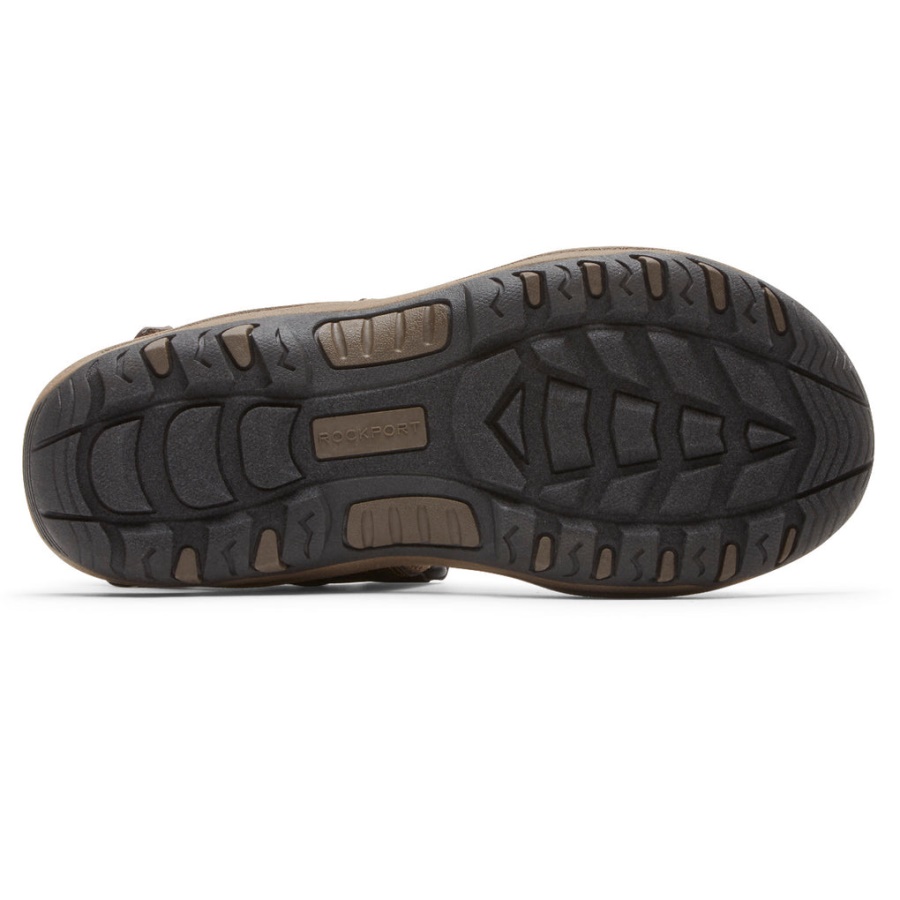 Rockport Menn Hayes Kvart-rem Sandal Brun