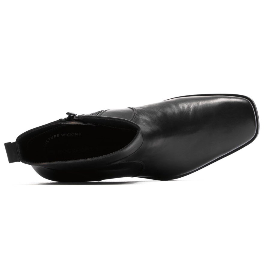 Rockport Herre Høy Trend Toloni Støvel Svart