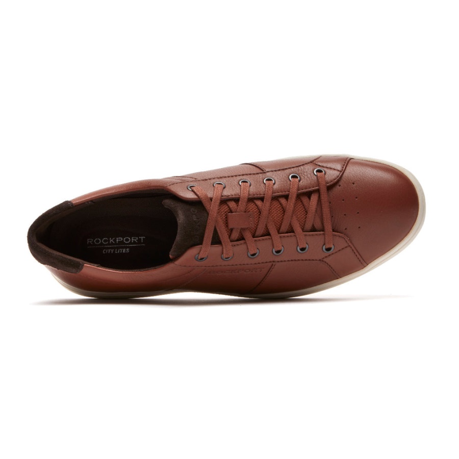 Rockport Jarvis Sneaker Cognac Fra Blonder Til Tå For Menn
