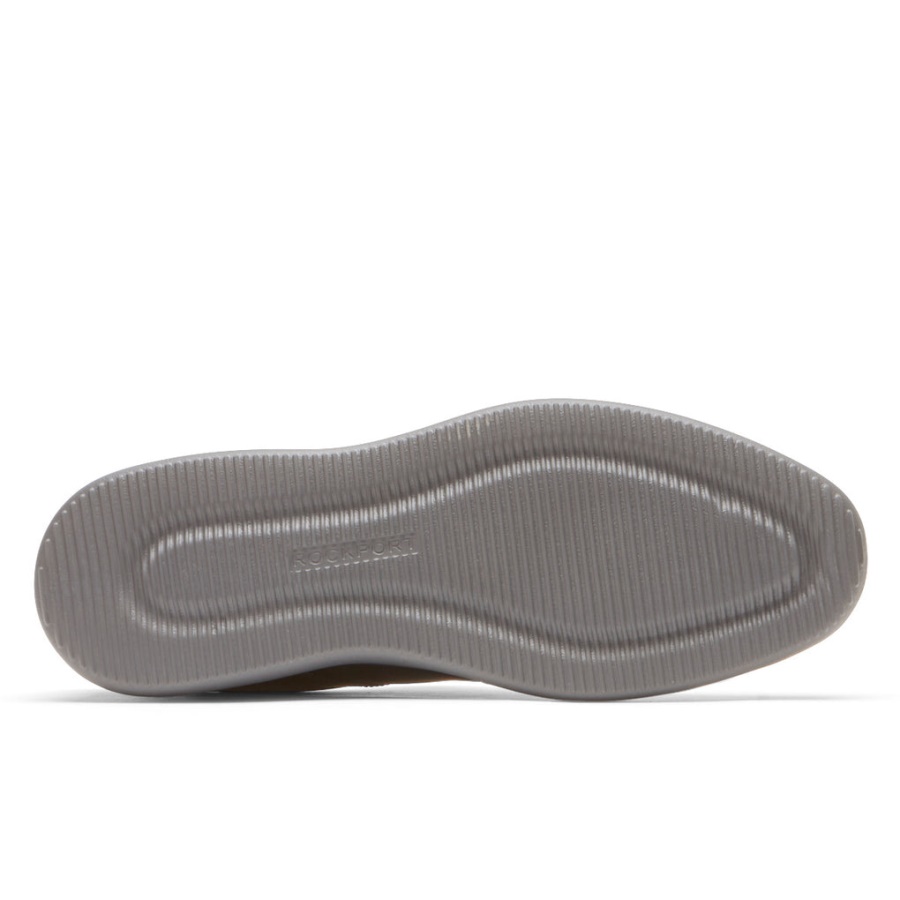 Rockport Menns Jarvis Sneaker Med Blonder Til Tå, Marine Skinn