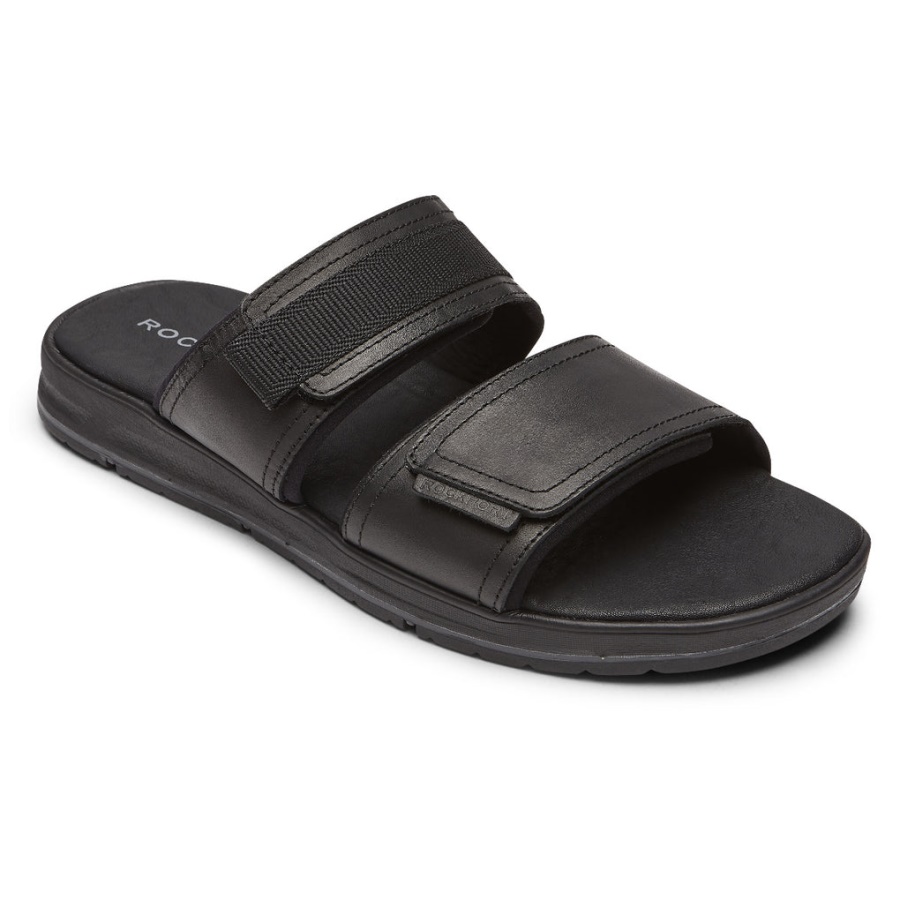 Rockport Herre Lucky Bay Dress Slide Black