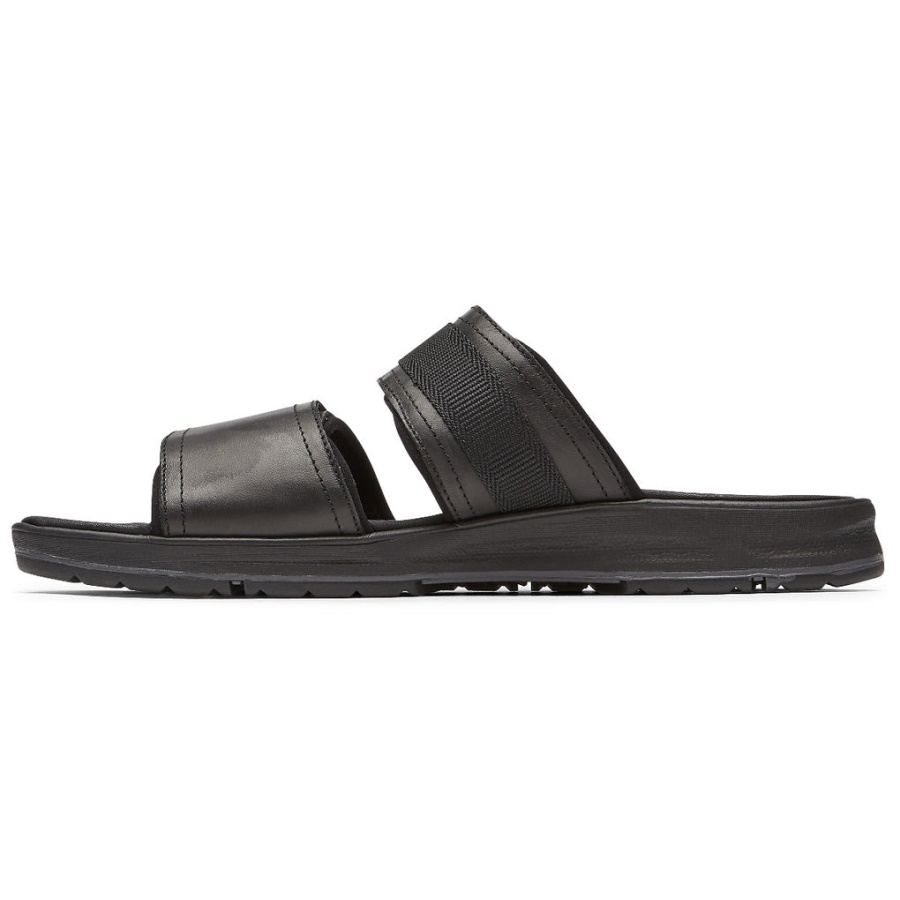 Rockport Herre Lucky Bay Dress Slide Black