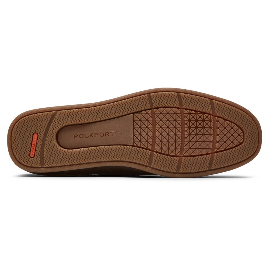 Rockport Menns Malcom Camp Boat Shoe Java