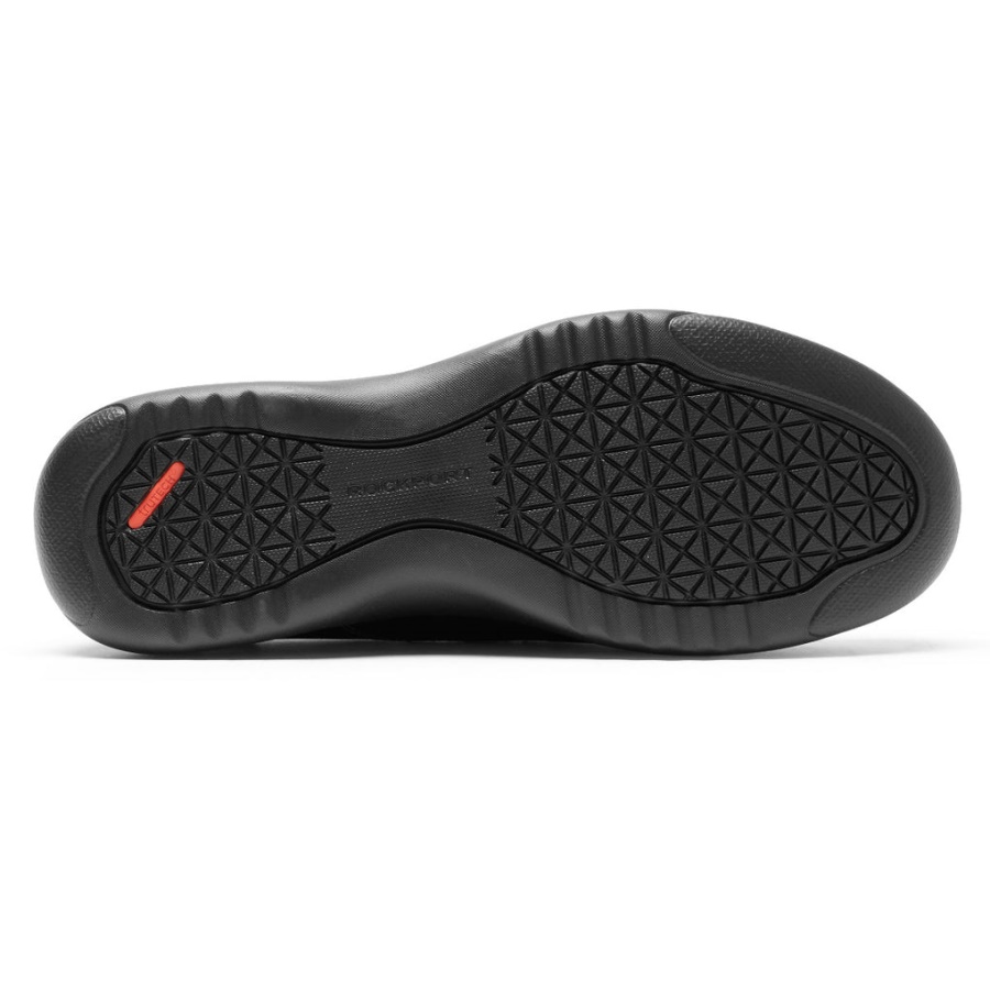 Rockport Menns Metrobane Slip-on Svart Skinn