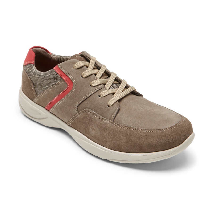 Rockport Menn Metro Path Sneaker Breen Nubuck Semsket Skinn