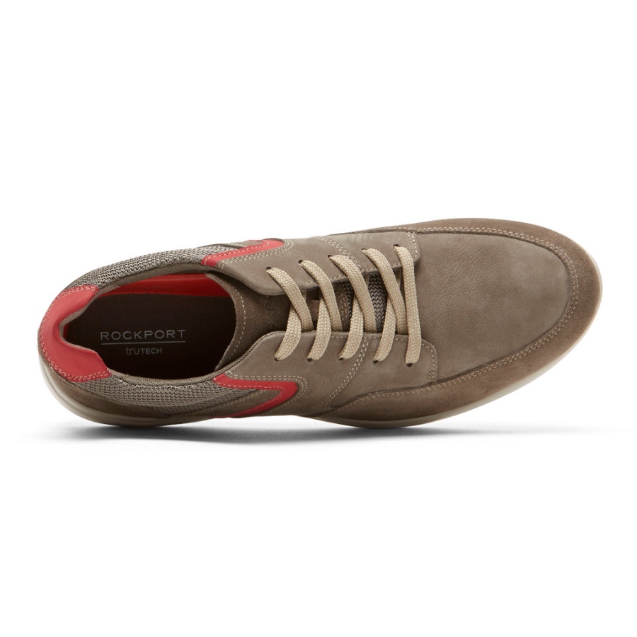 Rockport Menn Metro Path Sneaker Breen Nubuck Semsket Skinn