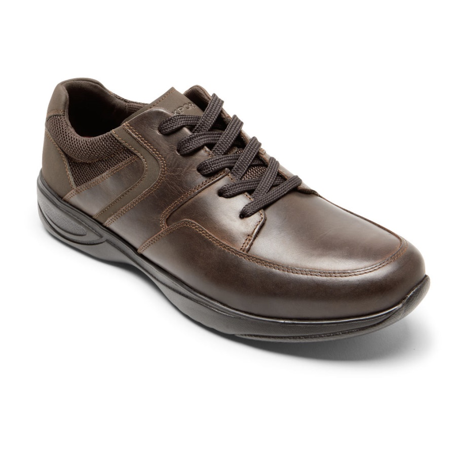 Rockport Menn Metro Path Sneaker Java Skinn