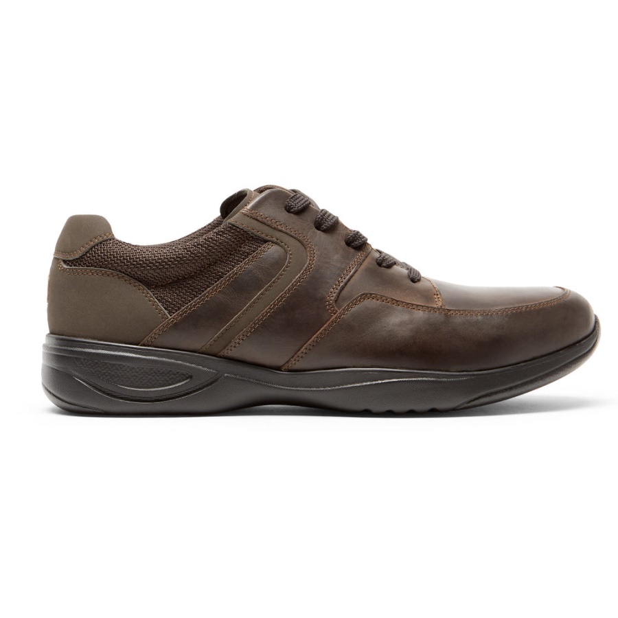 Rockport Menn Metro Path Sneaker Java Skinn