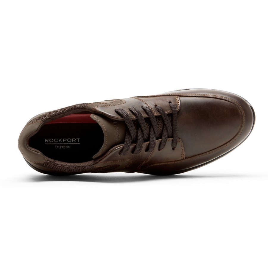 Rockport Menn Metro Path Sneaker Java Skinn