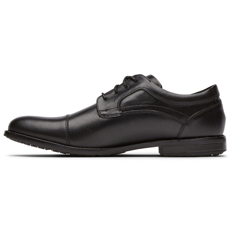 Rockport Herre Mykel Cap Toe Oxford Svart