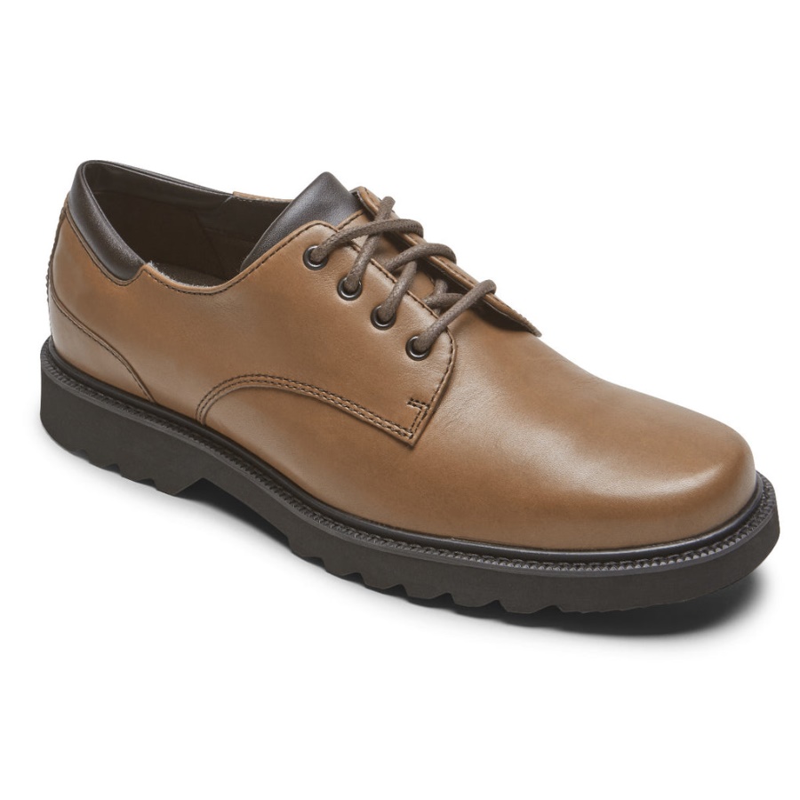 Rockport Menns Northfield Vanntett Oxford Mørkebrun