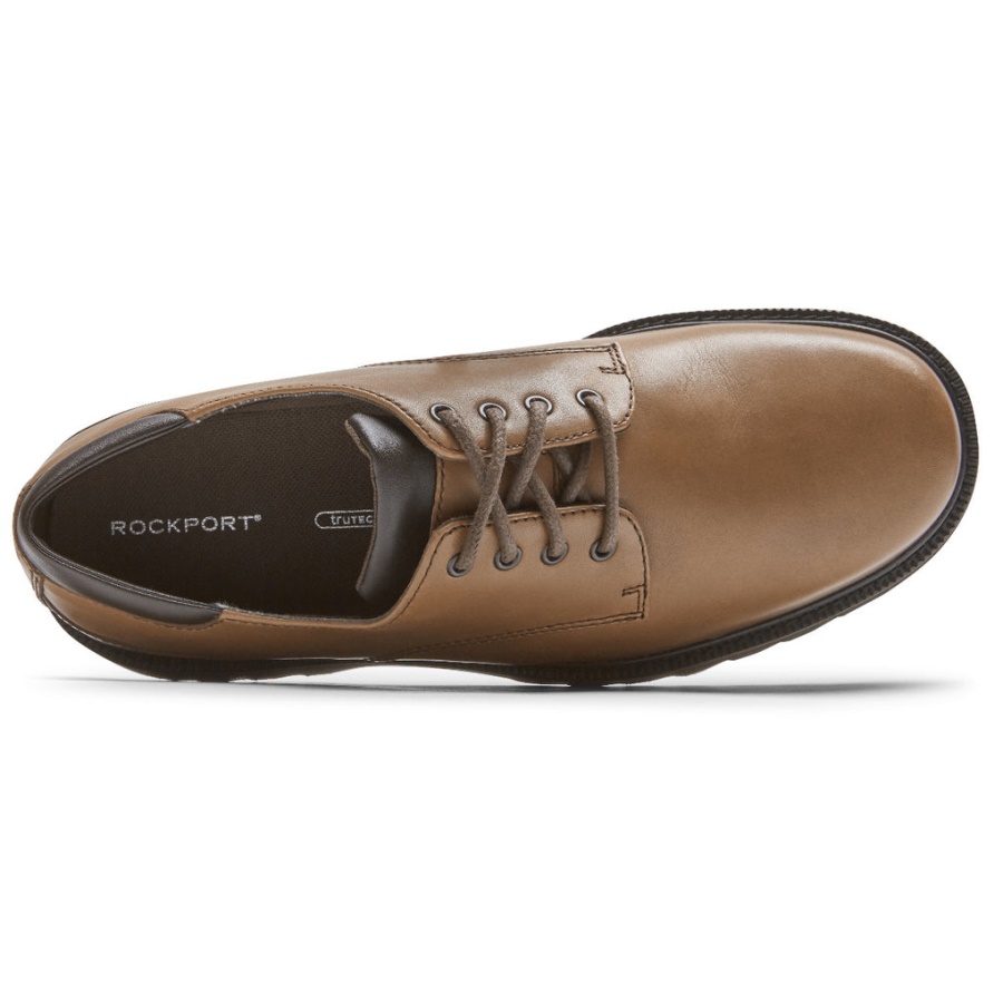 Rockport Menns Northfield Vanntett Oxford Mørkebrun