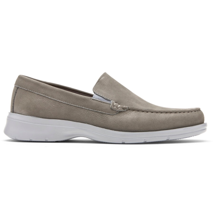 Rockport Herre Palmer Venetiansk Loafer Grå Nubuck