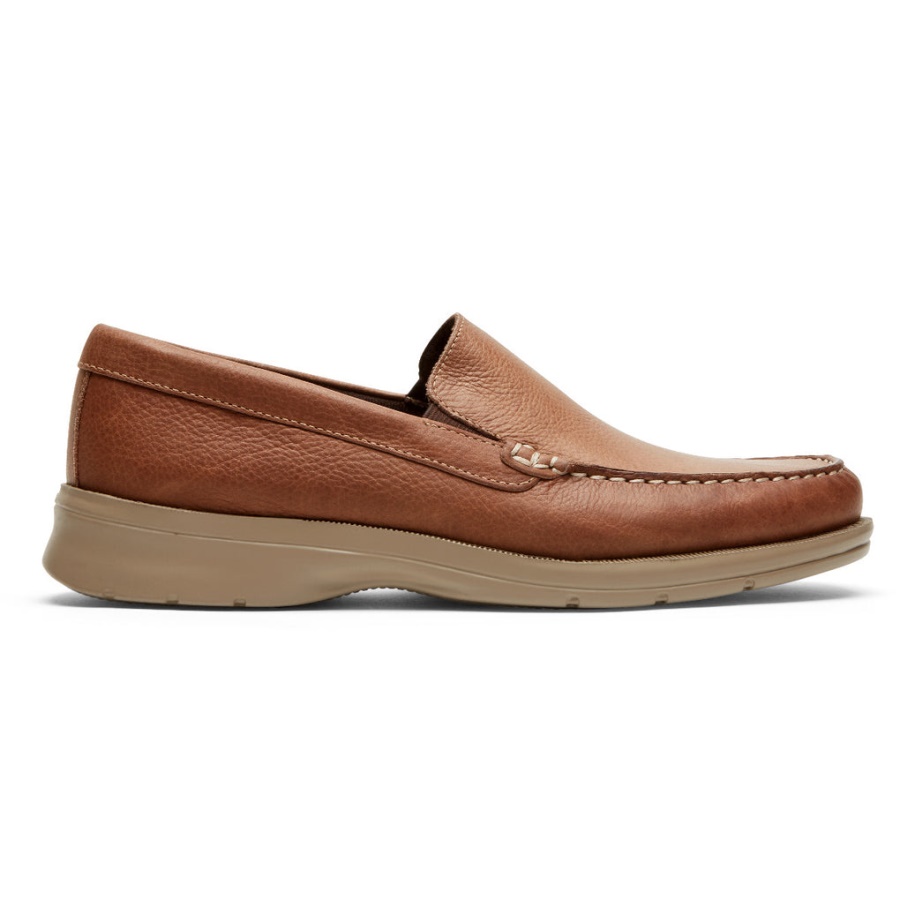 Rockport Herre Palmer Venetiansk Loafer Brunfarget