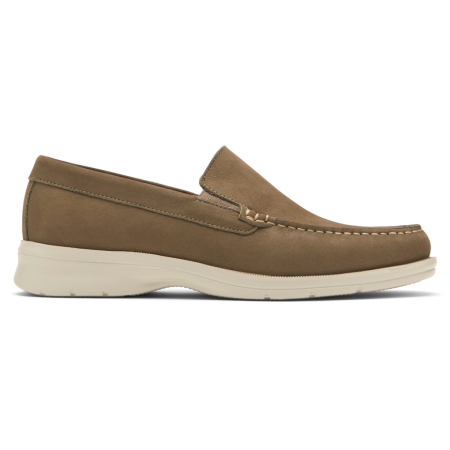 Rockport Herre Palmer Venetiansk Loafer Vicuna Nubuck