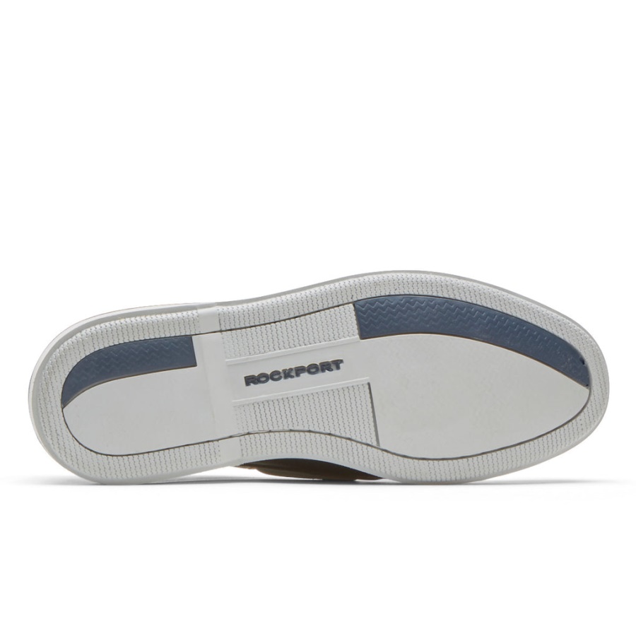 Rockport Menns Perth Båtsko Marine Skinn