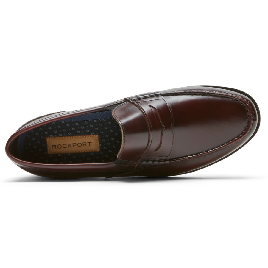 Rockport Herre Preston Penny Loafer Burgunder